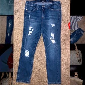 Judy Blue 11/30 jeans. Ankle/cropped length Never worn